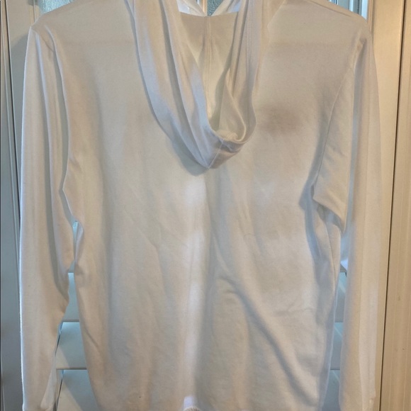 Champion white long sleeve hoodie - Picture 2 of 3